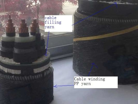 Submarine Cable Use Black Yellow Armouring PP Twine