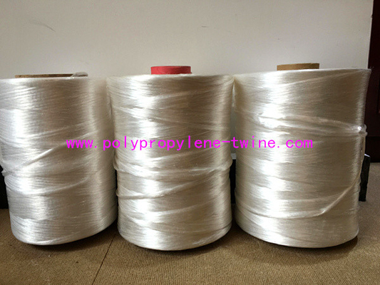 Acid Proof 100% Virgin Material PP Fibrillated Yarn , Flame Retardant Fillers