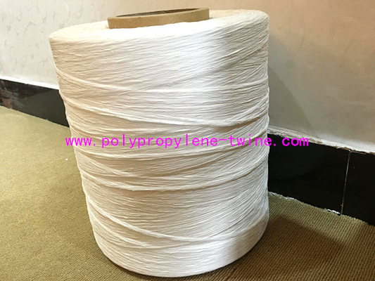 Acid Proof 100% Virgin Material PP Fibrillated Yarn , Flame Retardant Fillers