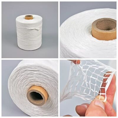 Kháng cháy PP Yarn Filler cho cáp lớn Giá rẻ cho Polypropylene Filler 30KD-600KD cho cáp lớn